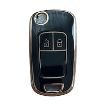 Autohan Keys Lüx Anahtar Kılıfı, Petek Desenli, Gri, Astra J Corsa D Corsa E Insignia Mokka Mer