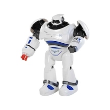 Karsan Uzaktan Kumandalı Robot 34 Cm Işıklı Sesli Yürür Sensörlü Eğlenceli Oyun Arkadaşı