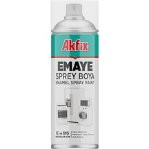 Akfix Enamel Emaye Sprey Boya 400 Ml. Beyaz Beyaz