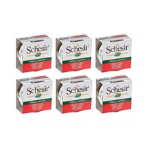 Schesir Tavuklu ve Sığır Etli Yetişkin Köpek Konservesi 6 x 150 G