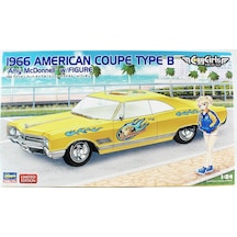 Hasegawa Sp598 52758 1/24 Ölçek, Chevrolet 1966 American Coupe Type B Amy Mcdonnell W/figure Otomobil Plastik Model Kiti