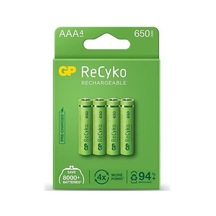 Gp 650 Mah R03 Aaa 4'lü İnce Kalem Pil Şarj Edilebilir Pil