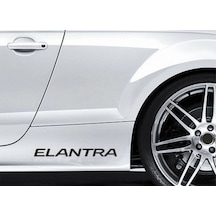 Elantra Yapıştırma Marşpiyel Yazısı Sticker 2 Adet
