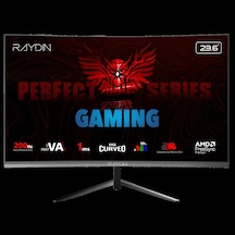 Raydın Mm24rfa-200hz, 23.6", 1ms, 200hz, Full Hd, Hdmı, Dp, Hoparlör, Va Led, R1650 Curved, Frameles