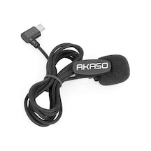 Akaso Kameralar İle Uyumlu Micro Usb Girişli Aksiyon Kamera Mikrofonu