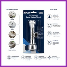 Bezos Musluk Ucu Filtresi 2 Fonksiyonlu 360 Dönebilen 16-19mm Bty Standart