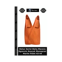 Delux Serisi Dalış Macera Egzersiz Kauçuk Monopren Marlin Palet 43-44 Mavi