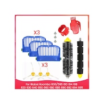 Xurunkeji Irobot Roomba 600 Serisi 595 610 614 618 620 630 640 650 660 680 685 690 692 694 695 Vakum İçin Yedek Parça Takımı