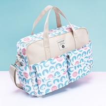 Wezone Taşınabilir Bebek Bezi Çantası - Çok Amaçlı, Modaya Uygun Ve Dayanıklı Seyahat Çantası Çok Renkli