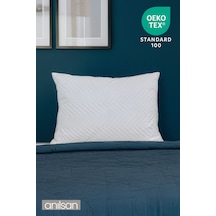 Klimalı Ortopedik Yastık - Yumuşak Ve Hava Kanallı 50x70 Cm, 700 Gr Premium Silikon Beyaz Klimalı Ortopedik Yastık - Yumuşak Ve Hava Kanallı 50x70 Cm, 700 Gr Premium Silikon Beyaz