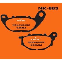 Yamaha Mt25 250 2020 North King Organik Ön Fren Balatası Nk663