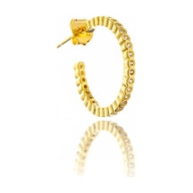 Mia Mia Gümüş Küpe-390 Gold