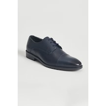 AC&Co / Altınyıldız Classics Erkek Lacivert %100 Hakiki Deri Klasik Ayakkabı