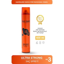 Akat Gardi Saç Spreyi Ultra Strong No:3 Turuncu 400 Ml