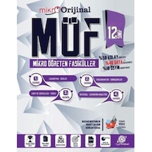 Orijinal Mikro 12. Sınıf Matematik Möf Mikro Öğreten Fasiküller