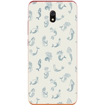 Redmi 8a Uyumlu Deniz Kızları Baskılı Silikon Kılıf Renkli