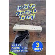 Sandy Pedikür Güvercin Tüneği 14 cm | 3 Adet Tünek | Bekar Tüneği | Kumlu Tünek | Zımpara Tünek