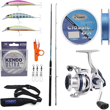 Yekoutdoor Spin Olta Seti Okuma G-power Spin 240cm 15-40 Gr 2 Parça Spin Kamışı&okuma Arıa-c4000a Olta Makinesi