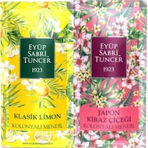 Eyüp Sabri Tuncer Klasik Limon Ve Japon Kiraz Çiçeği Kolonyalı Mendil 150 Li X 2 Adet