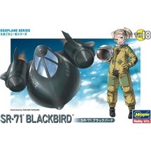 Hasegawa Th18 60128 Sr-71 Blackbird, Eggplane Serisi Plastik Model Kiti-49009