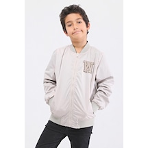 Benitto Kids Benittokids Çift Taraflı Erkek Çocuk Yağmurluk 51268T Taş-Haki