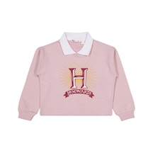 Harry Potter 10-13 Yaş Sweatshirt - Pembe Açık Gül Kurusu