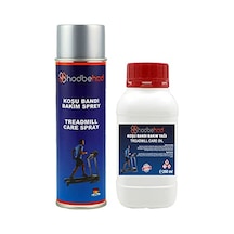 Koşu Bandı Silikon Yağı 250 Ml Sıvı+500 Ml Sprey Silikon Yağ Set Açık Kırmızı
