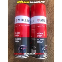 Müller Silikon Sprey Trim Sesi Keser Torpido Parlatır 2 Adet 400 ML