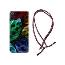 Huawei P30 Lite Kılıf Rasta Boyun Askılı Foids 1669