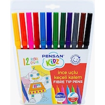 Pensan Keçeli Kalem Kıdz 12 Renk