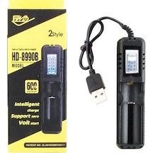 Hd-8990b 5v Usb Lityum Tekli Akıllı Pil Şarj Aleti Bms Destekli