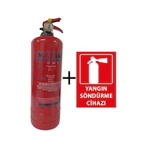 Mapeks Yangın Tüpü 2 KG ve Yangın Tüpü Levhası 2'li