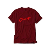 Chicago Yazı Kırmızı Tişört