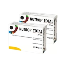 Total C Vitamini, Selenyum, D3 Vitamini, Lutein, E Vitamin, Zeaksantin, Bakır, Resveratrol, Çinko İçeren 2 Adet 30' Lu Avantaj Paketi 60 Kapsül