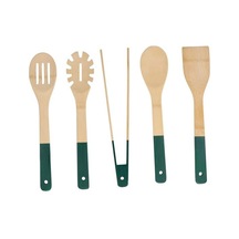 Alpina Alp108y Bambu Mutfak Gereçleri Seti 5 Parça 30 Cm Yeşil