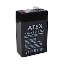 Atex 6v 2.8 Ah Akü