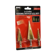 3 Parça Hss Kademeli Matkap Ucu Set 50001