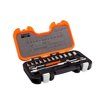 Bahco S160 16 Parça 1/4” Lokma Takımı 6 Köşe