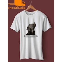 Labrador Black Köpek Tasarım Baskılı Tişört Tshirt