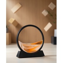 3d Led Işıklı Hareketli Sulu Kum Saati Orta Boy