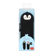Legami Kawaii 2-ın-1 Silikon Kalem Çantası Penguen Ka0015 Çok Renkli