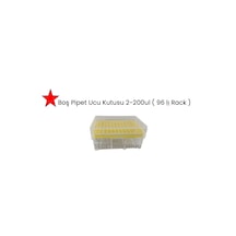 Pipet Ucu Kutusu 2-200ul 96 Lı Rack, Boş Kutu