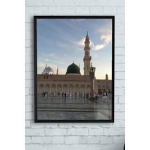 Pster12215 Mescidi Nebevi Çerçeveli Tablo 21x30cm 7/8 Yaş