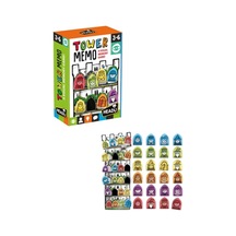 Headu Tower Memo Game Puzzle Set - Hafıza Kulesi Yapboz Oyun Seti