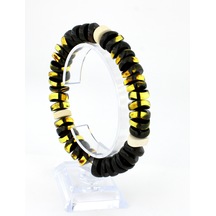 Kehribar Bileklik Özel Tasarım Ambergold Blk23-64 Çok Renkli