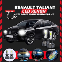 Renault Taliant 2021-2023 Kısa Far Uyumlu Şimşek Etkili Led Xenon Pro Series H7
