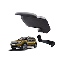 Dacia Duster 2018 Delmesiz Çelik Ayaklı Siyah Kolçak Kol Dayama