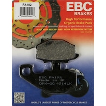 Ebc Fa192 1995-2016 Kawasaki Ninja Zx-6r Zx600 Uyumlu Arka Fren Balatası Organik Balata