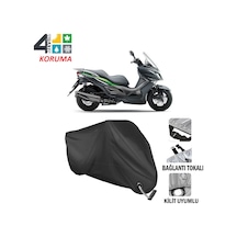 Kawasaki J 300 Motosiklet Brandası ( Kilit Uyumlu - Siyah