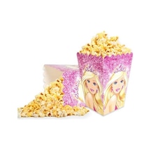 Mısır Kutusu Barbie Temalı Pop Corn 8 Li